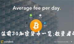 2023年市值前30加密货币一览：投资者的必备指南